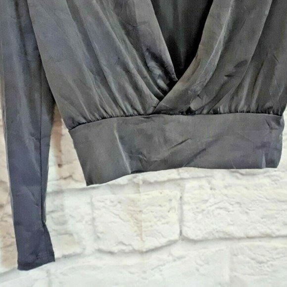 Rebel Sugar Gray Open Front Long Sleeve Top - Picture 3 of 5